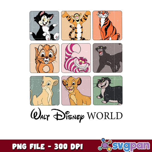 Walt disney world animal characters png, disney cruise png, disney store png