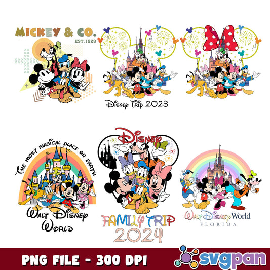 Walt disney world florida png bundle
