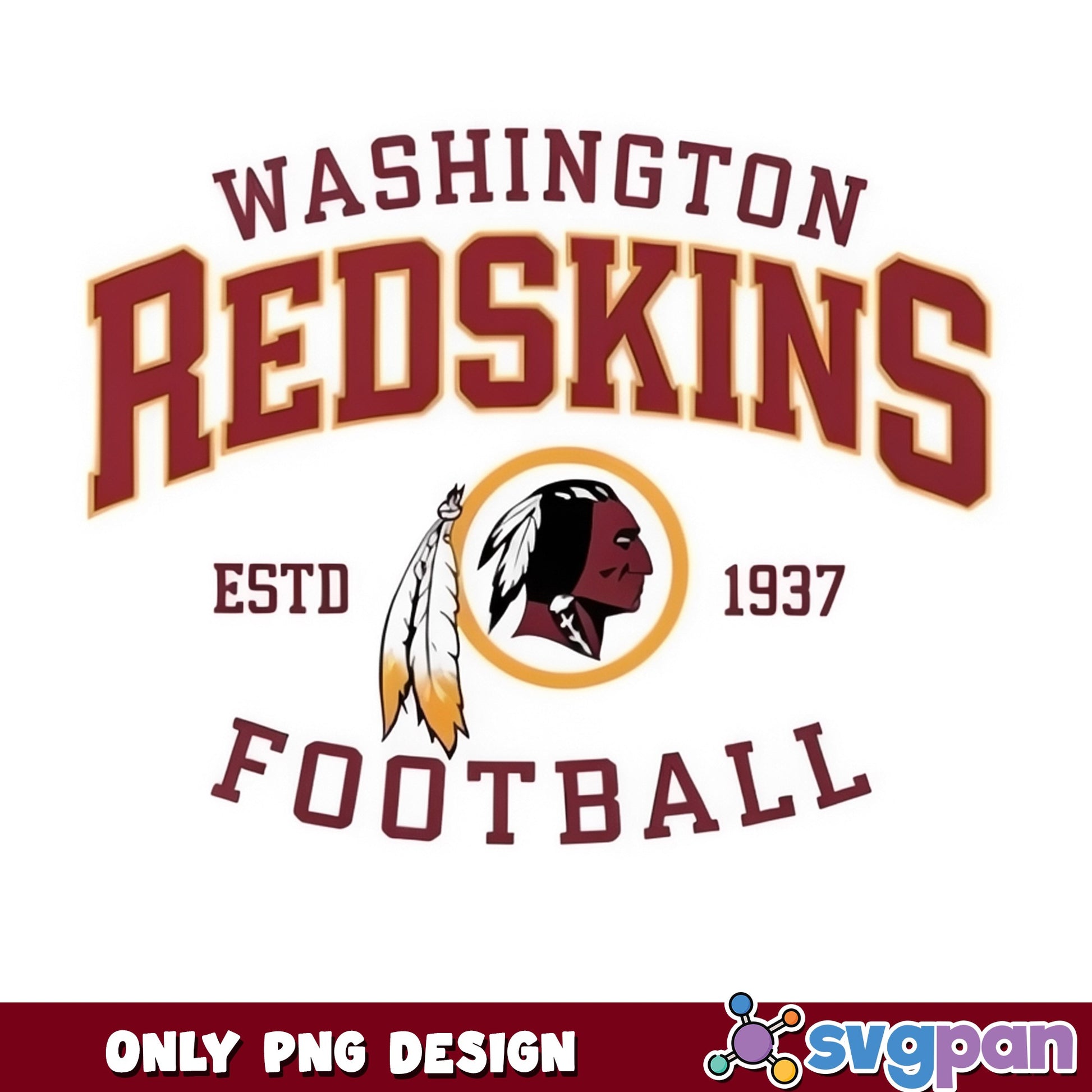 Washington Redskins Football PNG, NFL Team PNG, Football Fan PNG