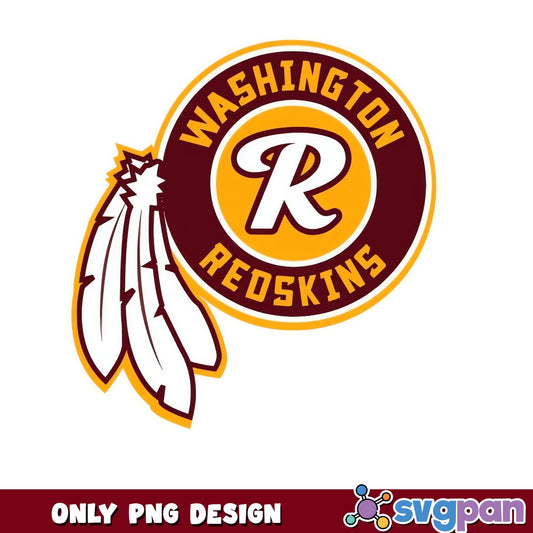 Washington Redskins PNG, NFL Football Team Logo, Cricut PNG