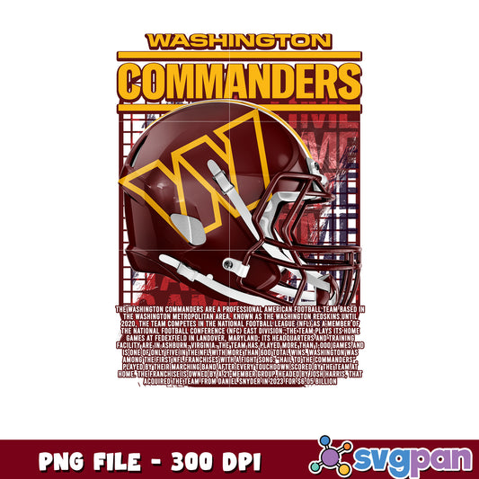 Washington commanders helmet logo design png, list of nfl teams png, nlf team logo png