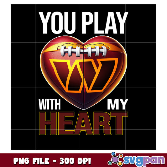 Washington commanders nfl heart png, super bowl 2025 png, nfl games today png