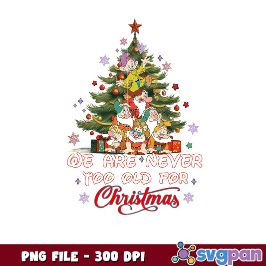 We are never png, chistmas tree​ png, disney png