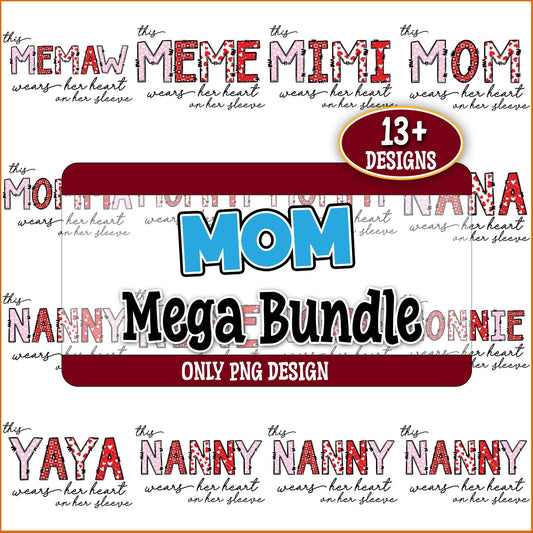 Wear her heart on her sleeve png bundle