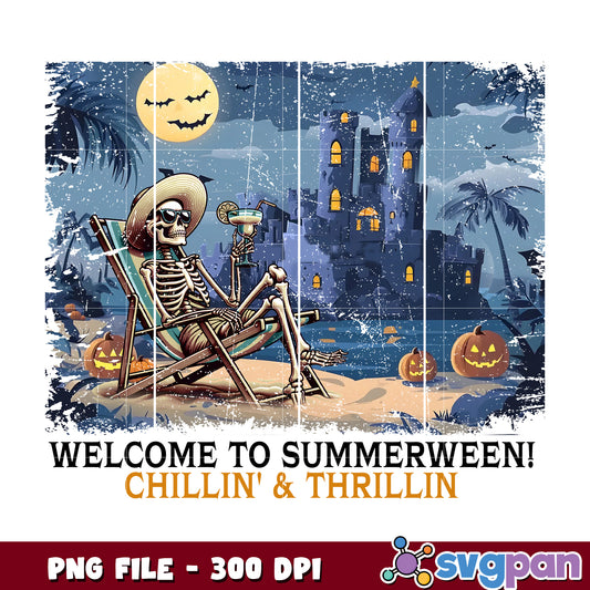 Welcome to summerween chillin and thrillin png, halloween pumpkin​​ png, halloween​ songs png