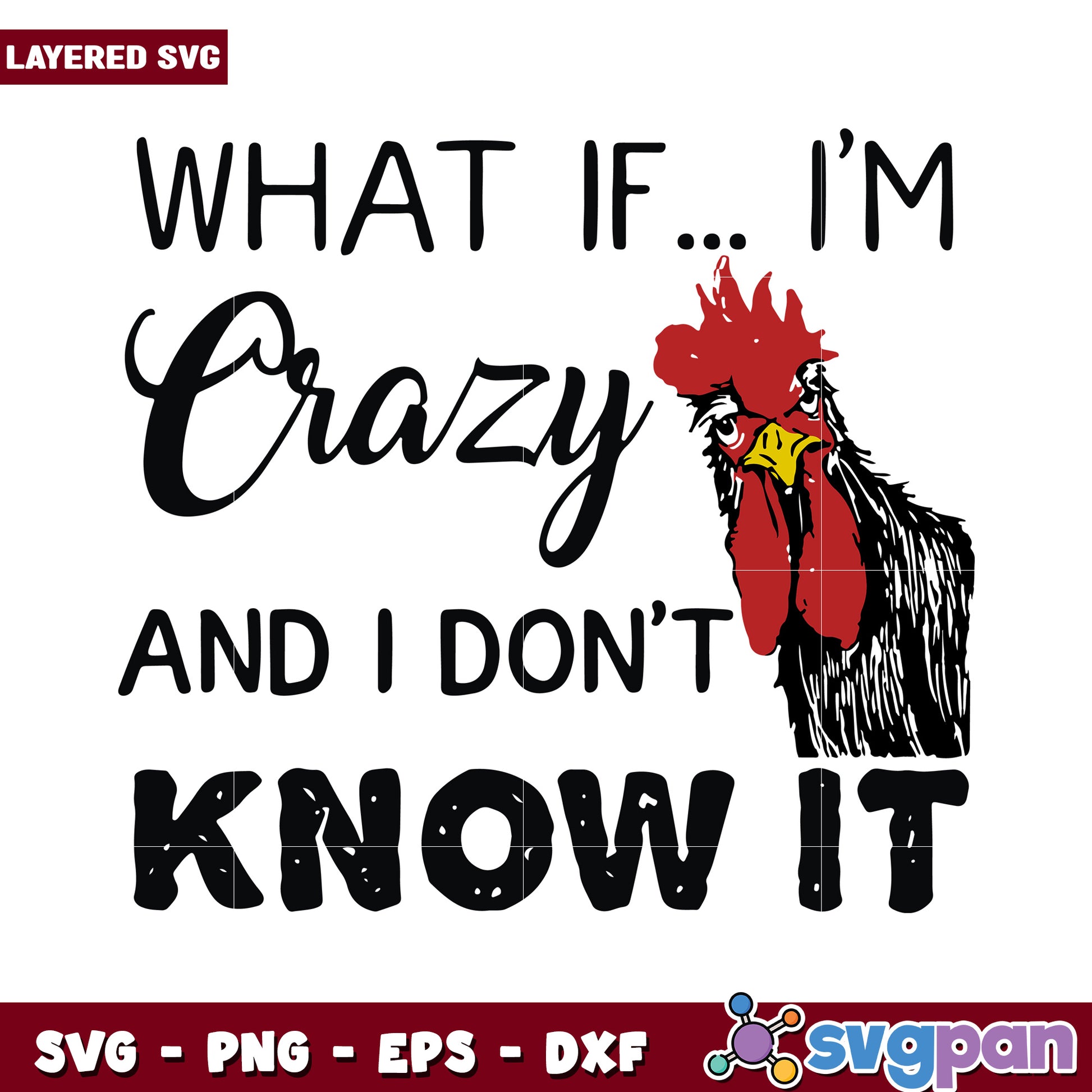 What if I am crazy and I do not know it SVG design feature