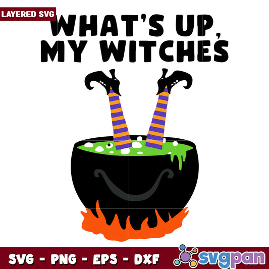 What up my witches halloween svg, halloween killers svg, spooky cartoons characters svg