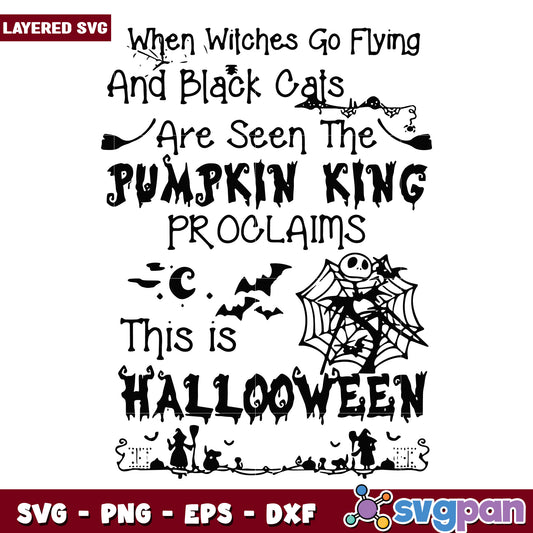 When witches go flying and black cats svg, halloween quotes svg, halloween svg