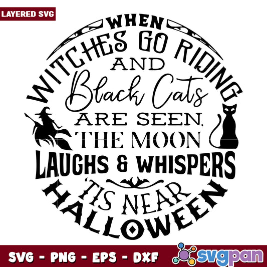 When witches go riding svg, halloween killers svg, spooky cartoons characters svg