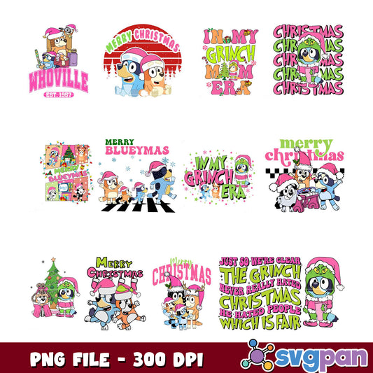 Whoville Christmas Bundle PNG 300 DPI Designs
