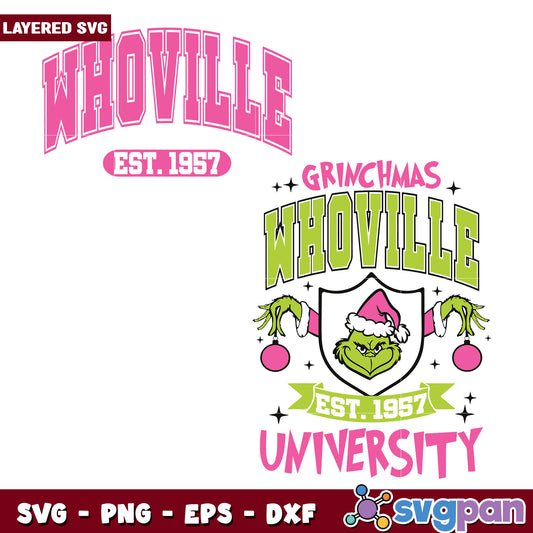 Whoville design svg, grinch image svg, funny svg
