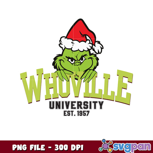 Whoville university png, the grinch 2​ png, green grinch ​png