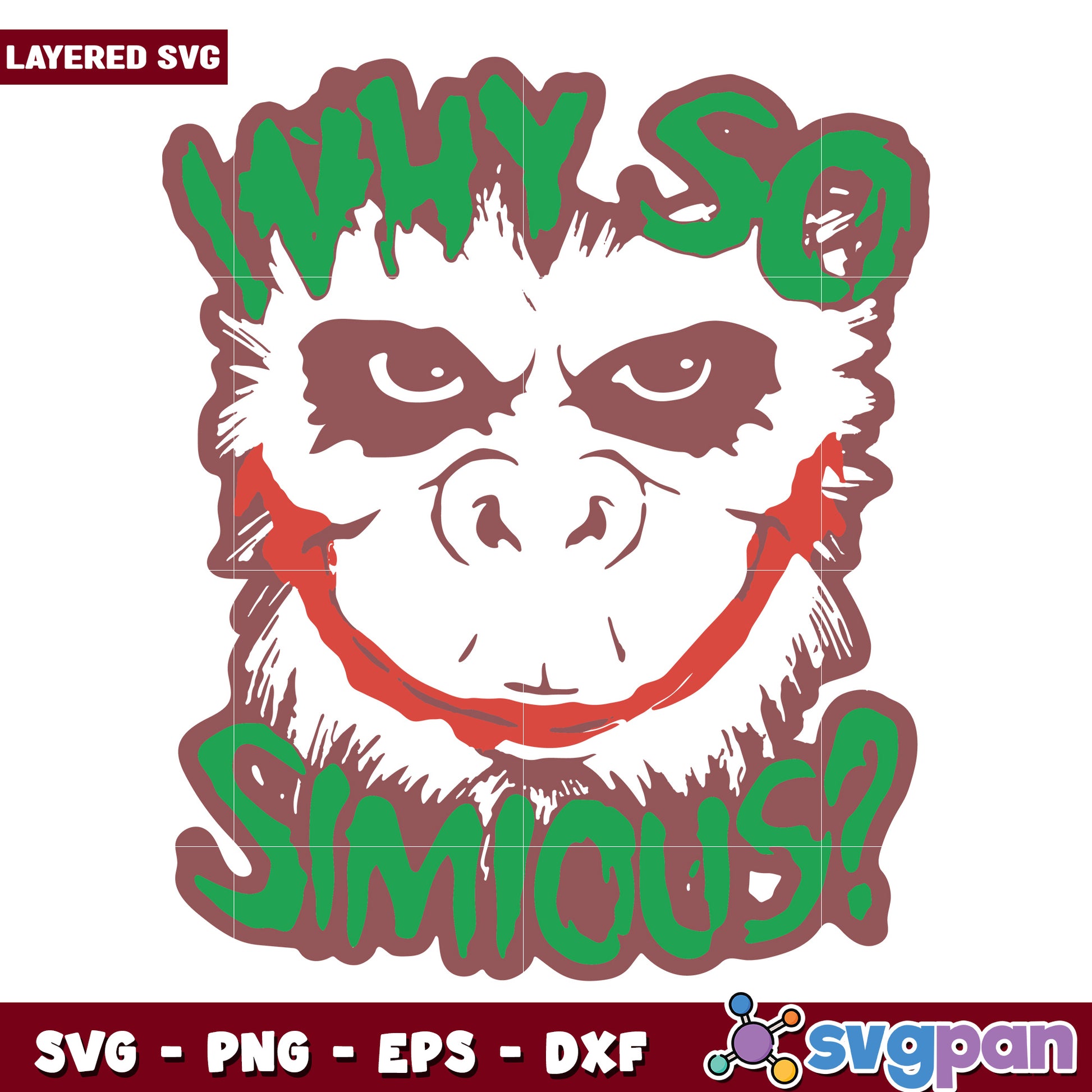 Why so simious svg, halloween time svg, halloween decorations svg