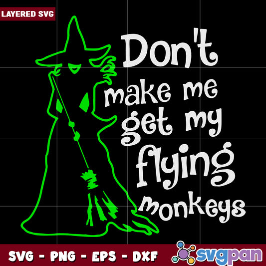 Wich dont make me get svg, halloween killers svg, spooky cartoons characters svg