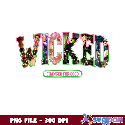 Wicked Movie PNG Changed For Good
