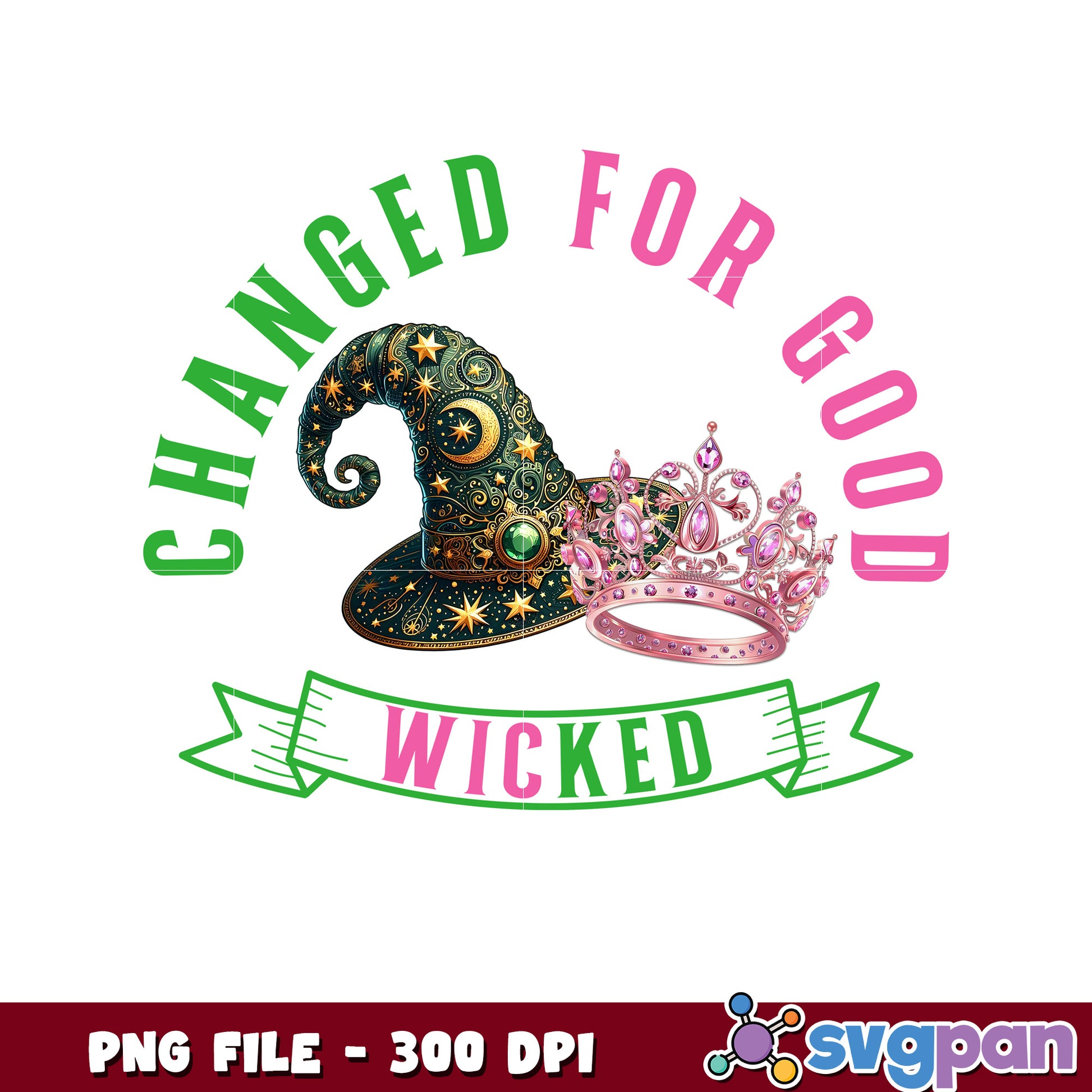 Wicked Witch Crown PNG Graphic