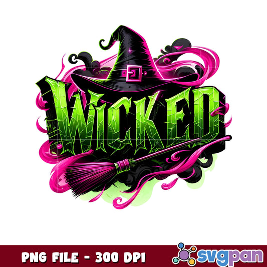 Wicked Witch Halloween Design PNG for Spooky Decor