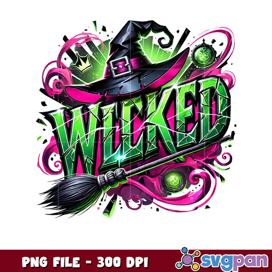 Wicked Witch Halloween PNG Graphic