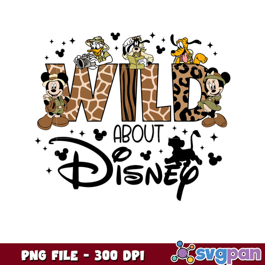 Wild about disney design png, disney cruise png, disney store png
