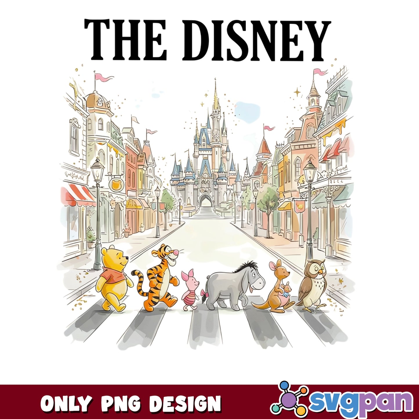 Winnie The Pooh Disney Castle PNG, Abbey Road PNG, Disney PNG