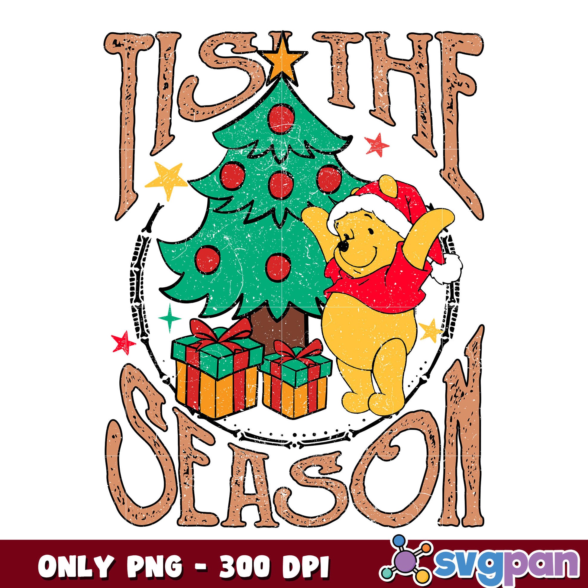 Winnie the Pooh Christmas png