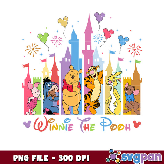 Winnie the Pooh Disney Castle PNG
