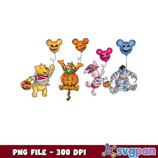 Winnie the Pooh Halloween PNG