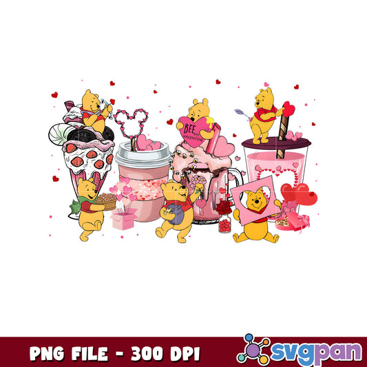 Winnie the Pooh Valentine Design, perfect for gifts and more