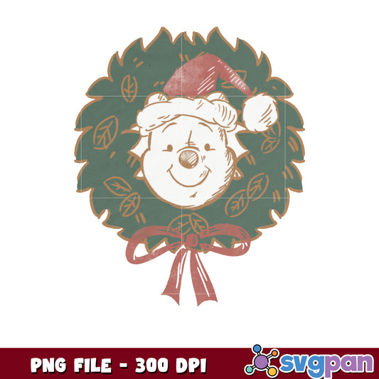 Winnie the pooh christmas png, chistmas tree​ png, disney png