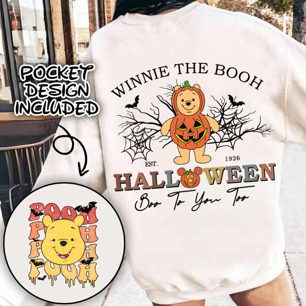 Winnie the pooh halloween png, happy halloween png, halloween goose png