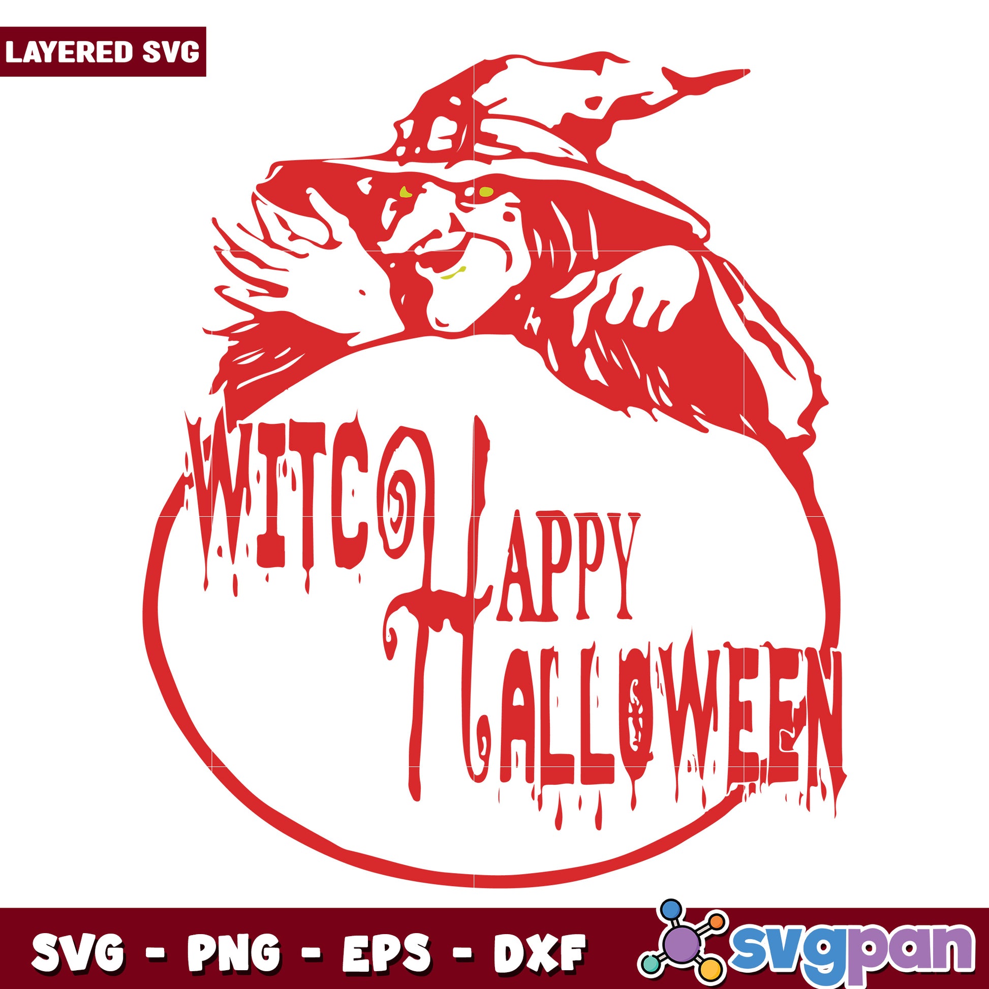 Witch happy halloween svg, halloween time svg, halloween decorations svg