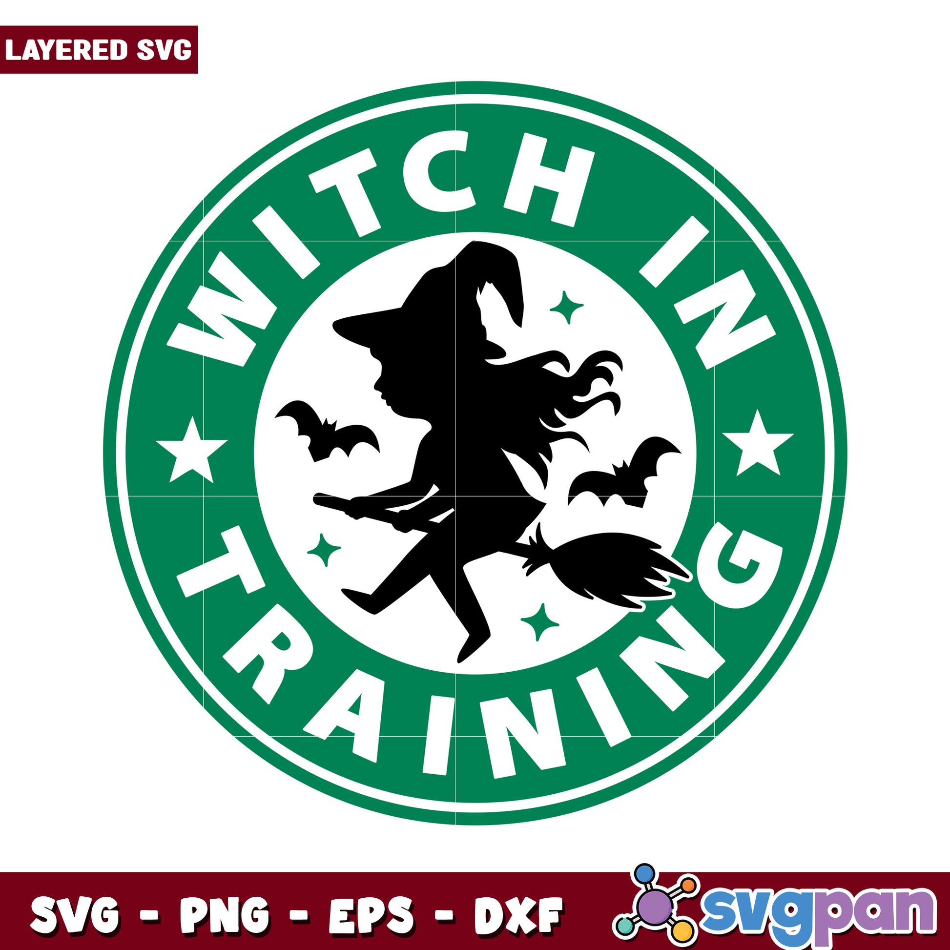 Witch in Training SVG Design for Halloween Crafts, Perfect for Decor