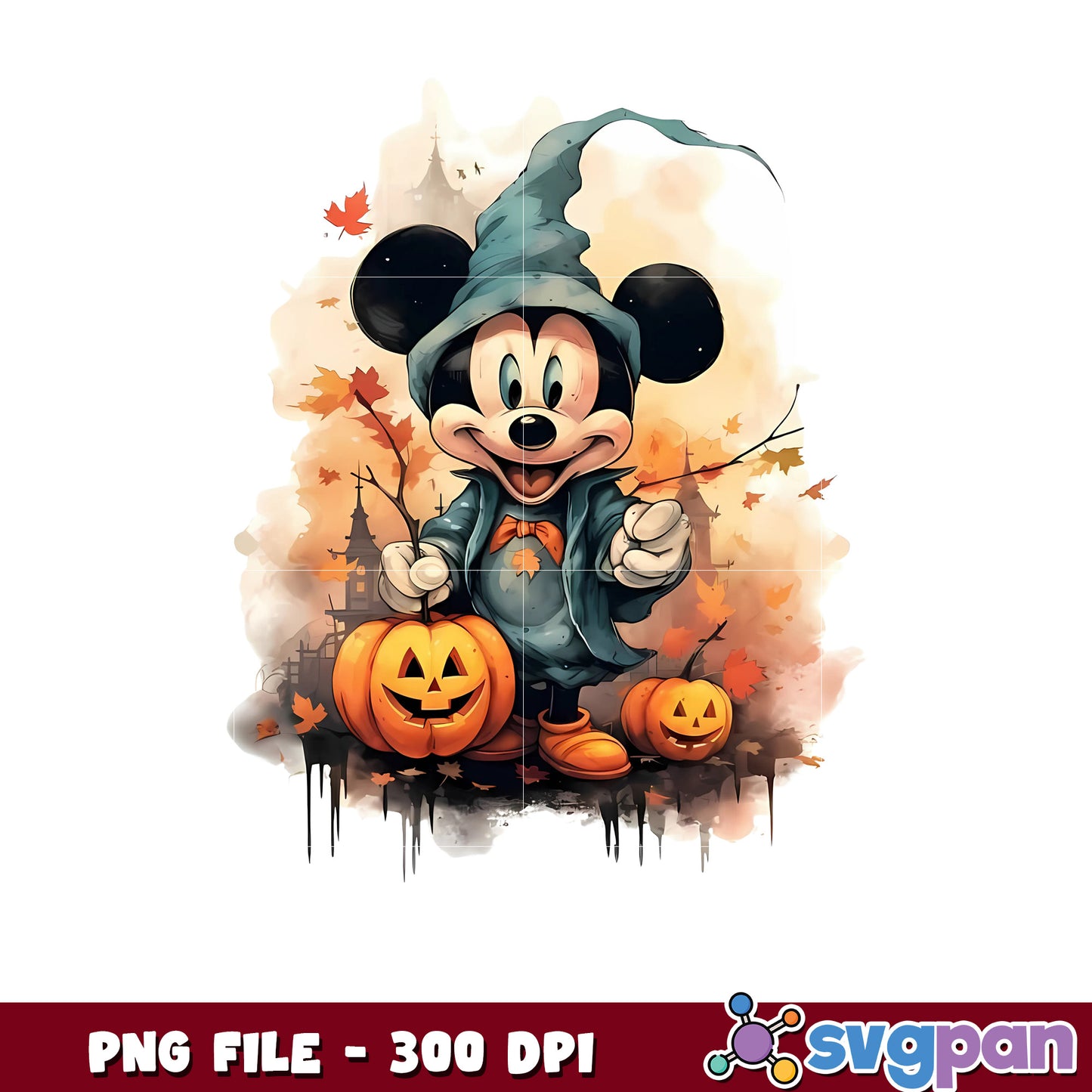 Witch mickey png, spirit halloween png, halloween season png