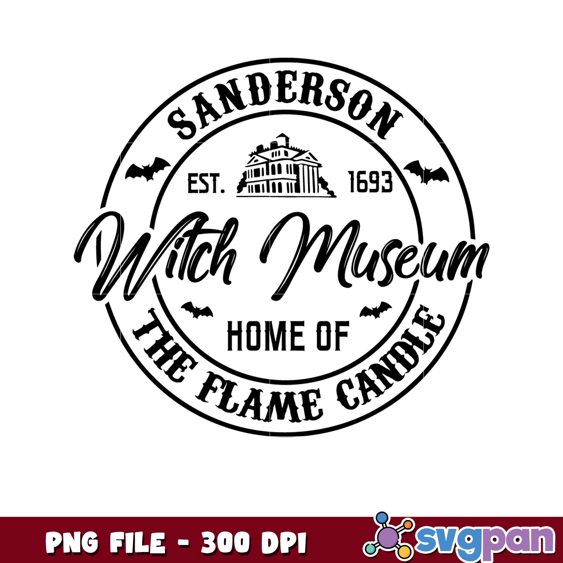 Witch museum home of the flame candle png, halloween png, halloween holiday png