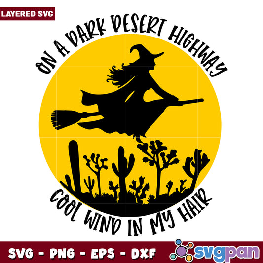 Witch on a dark svg, halloween quotes svg, halloween villains svg