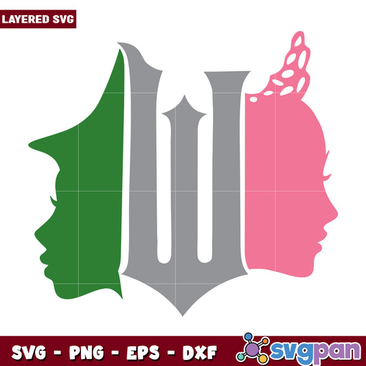 Woman Face Profile Logo SVG