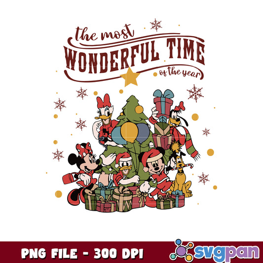 Wonderful christmas png, chistmas tree​ png, disney png