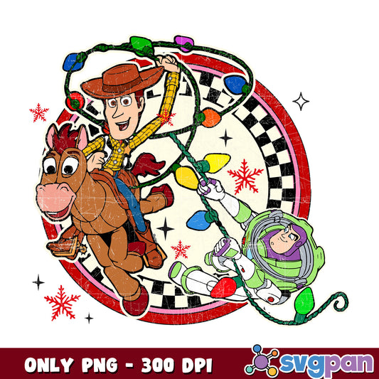 Woody christmas toy friends png