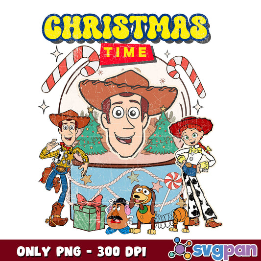 Woody friends chrismas time png