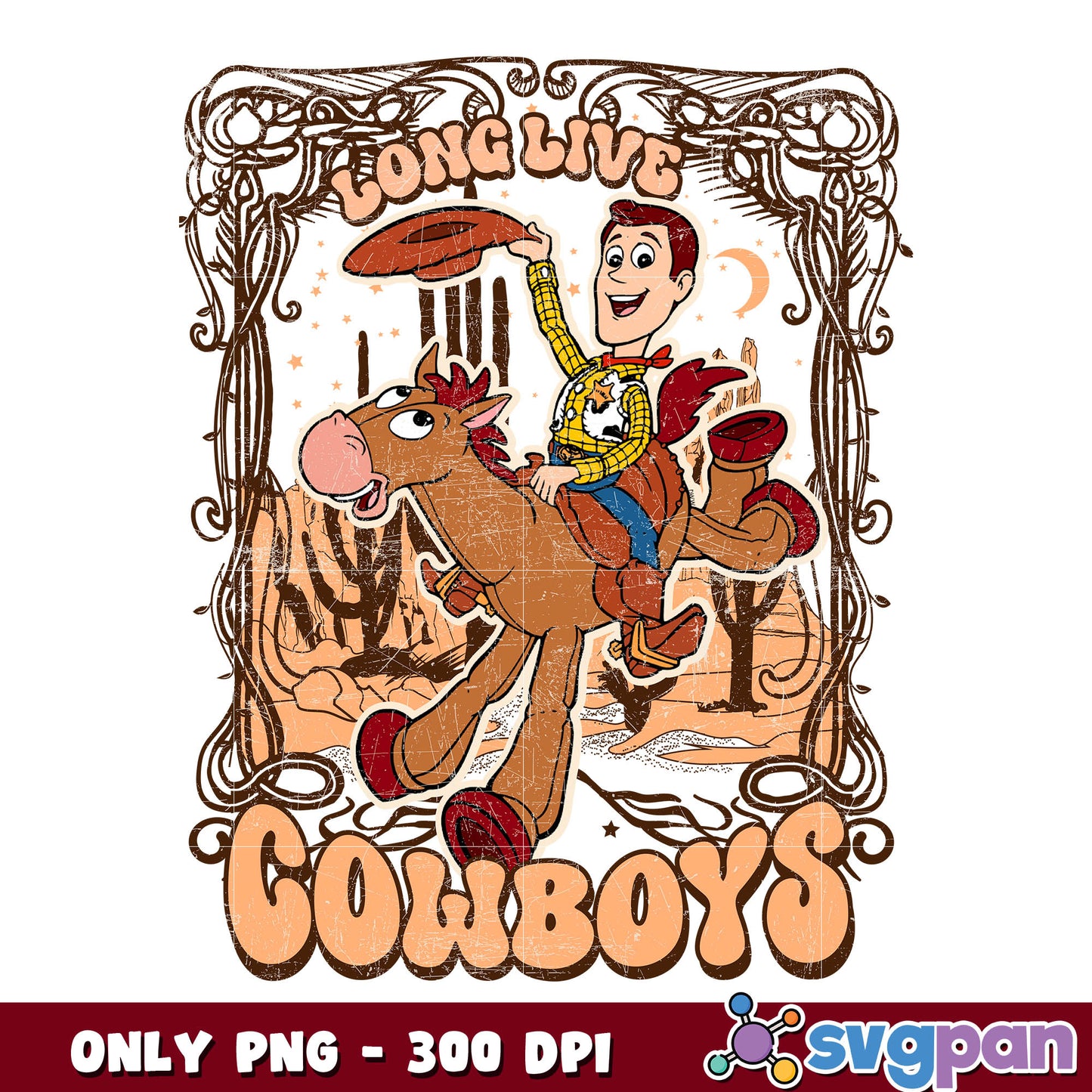 Woody long live cowboys png