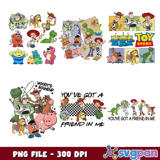 Woodys roundup png bundle