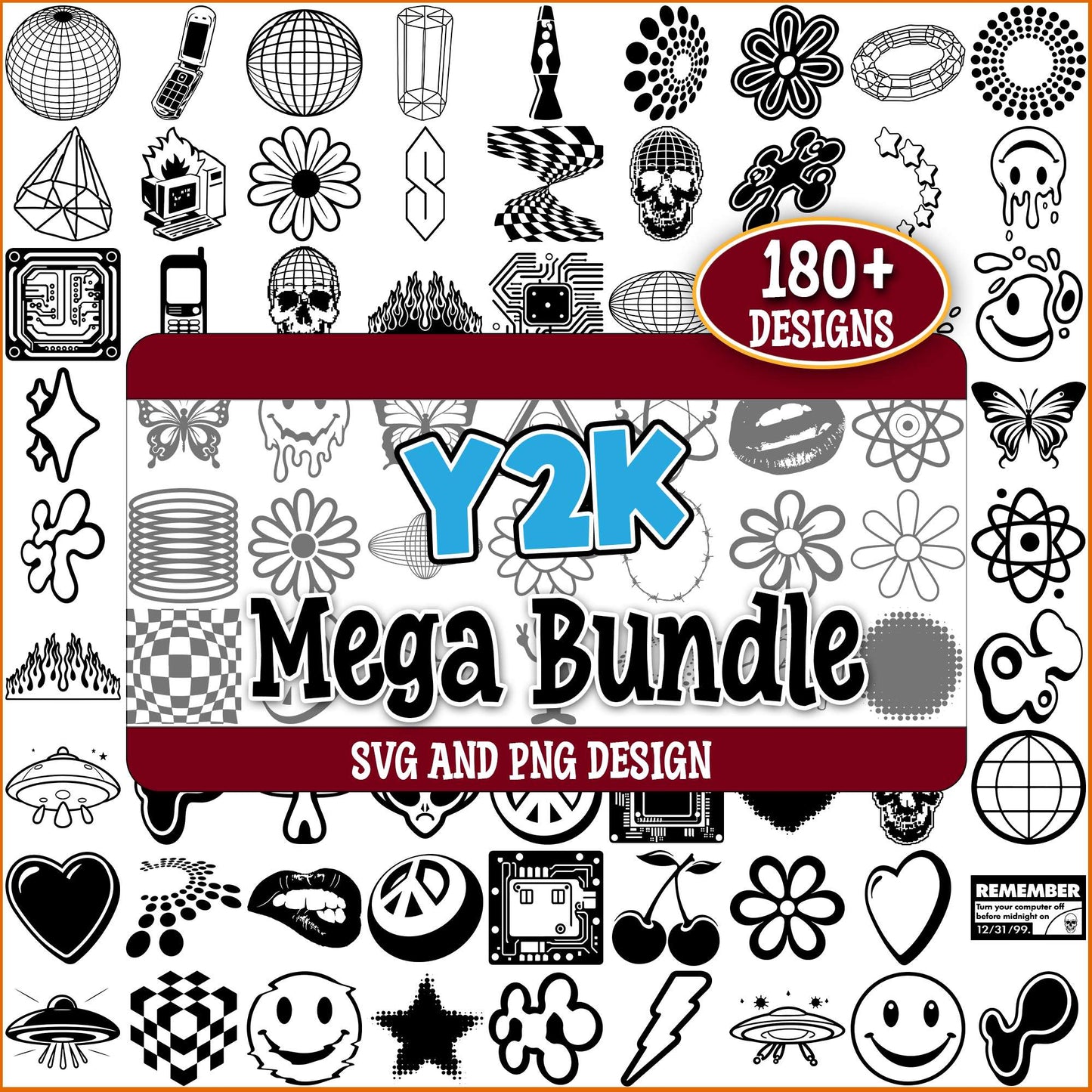 Y2k collection svg bundle