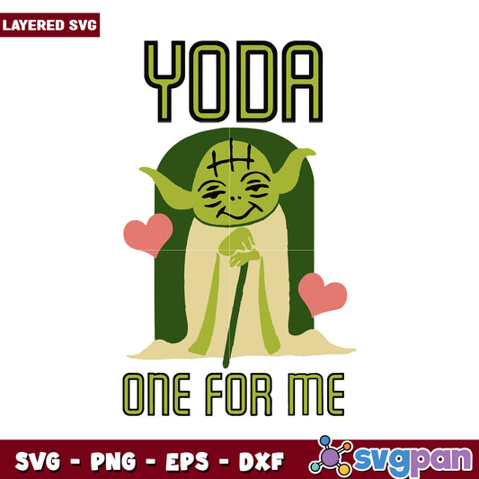 Yoda design for crafts, perfect for fans and creative projects