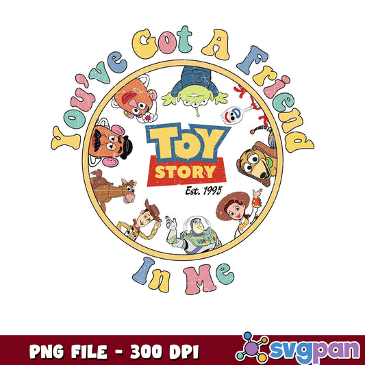You got a friend in me png, toy story quote png, woody and buzz png