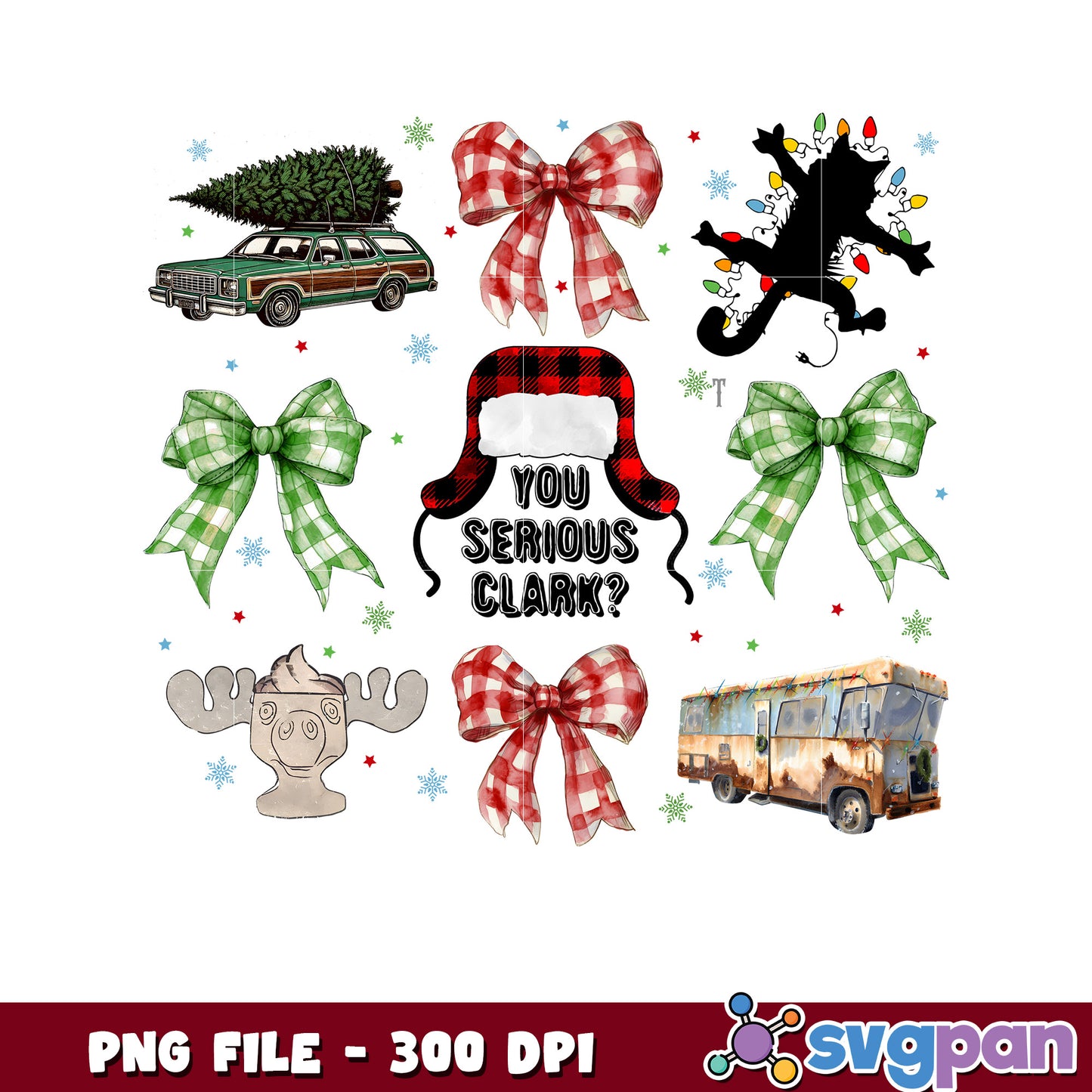 You serious clark png,  christmas png,happy christmas png