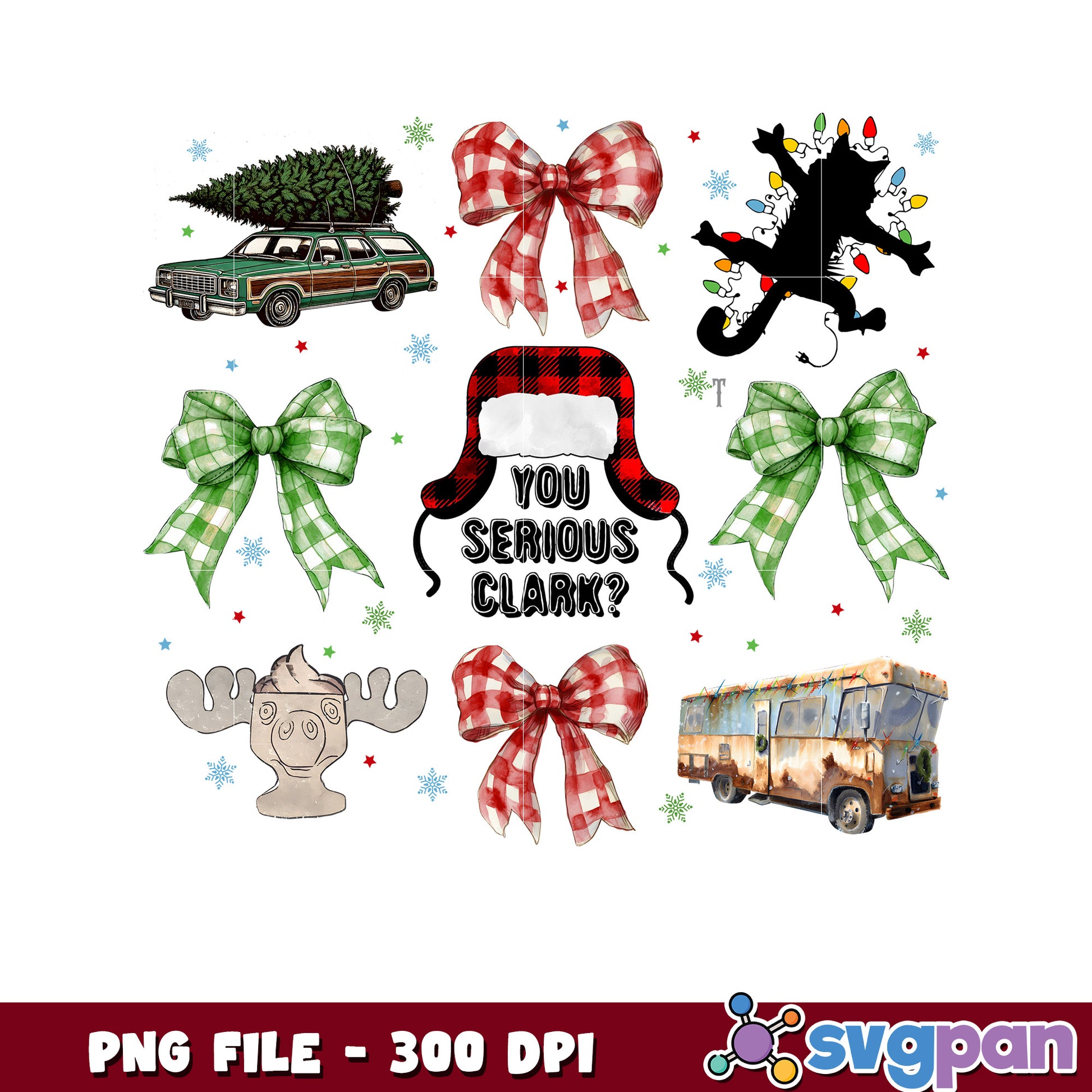 You serious clark png,  christmas png,happy christmas png