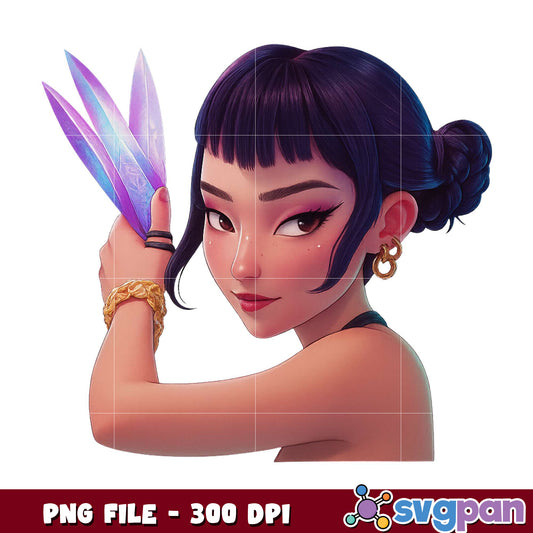 Zoey character, cartoon girl png, aesthetic anime png