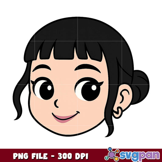 Zoey huntrix png, kpop animation png, korean cartoon png