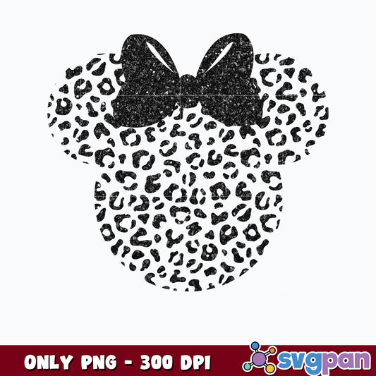 Minnie Mouse Head with Bow png