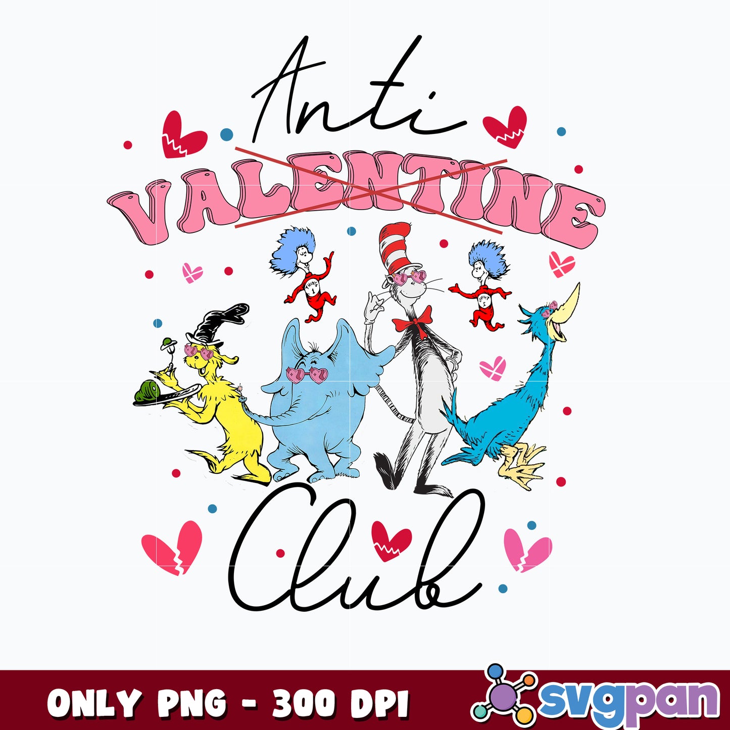 Dr Seuss anti valentine Png